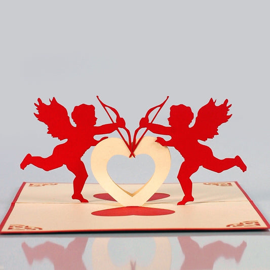 Valentine Cupid Pop Up Card image 0