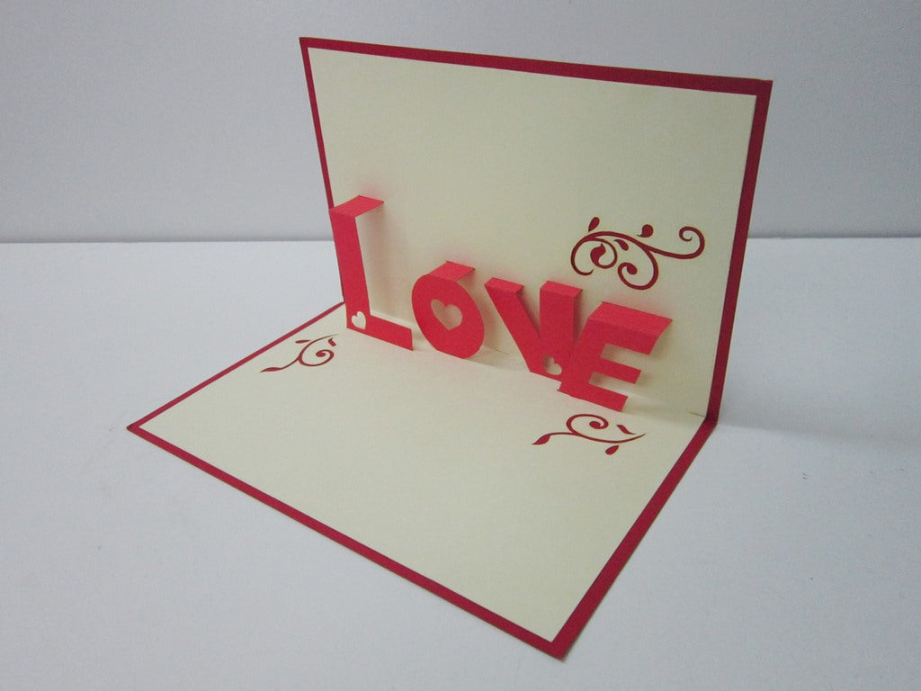 LOVE 3D Pop Up Card 💌💘😍 image 1
