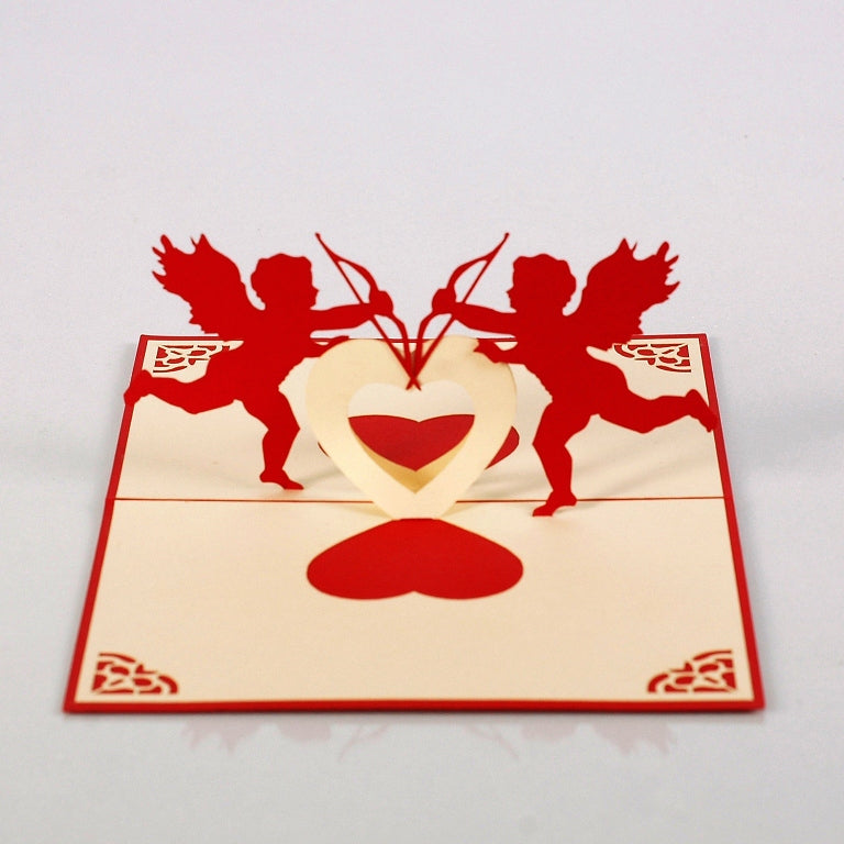 Valentine Cupid Pop Up Card image 1