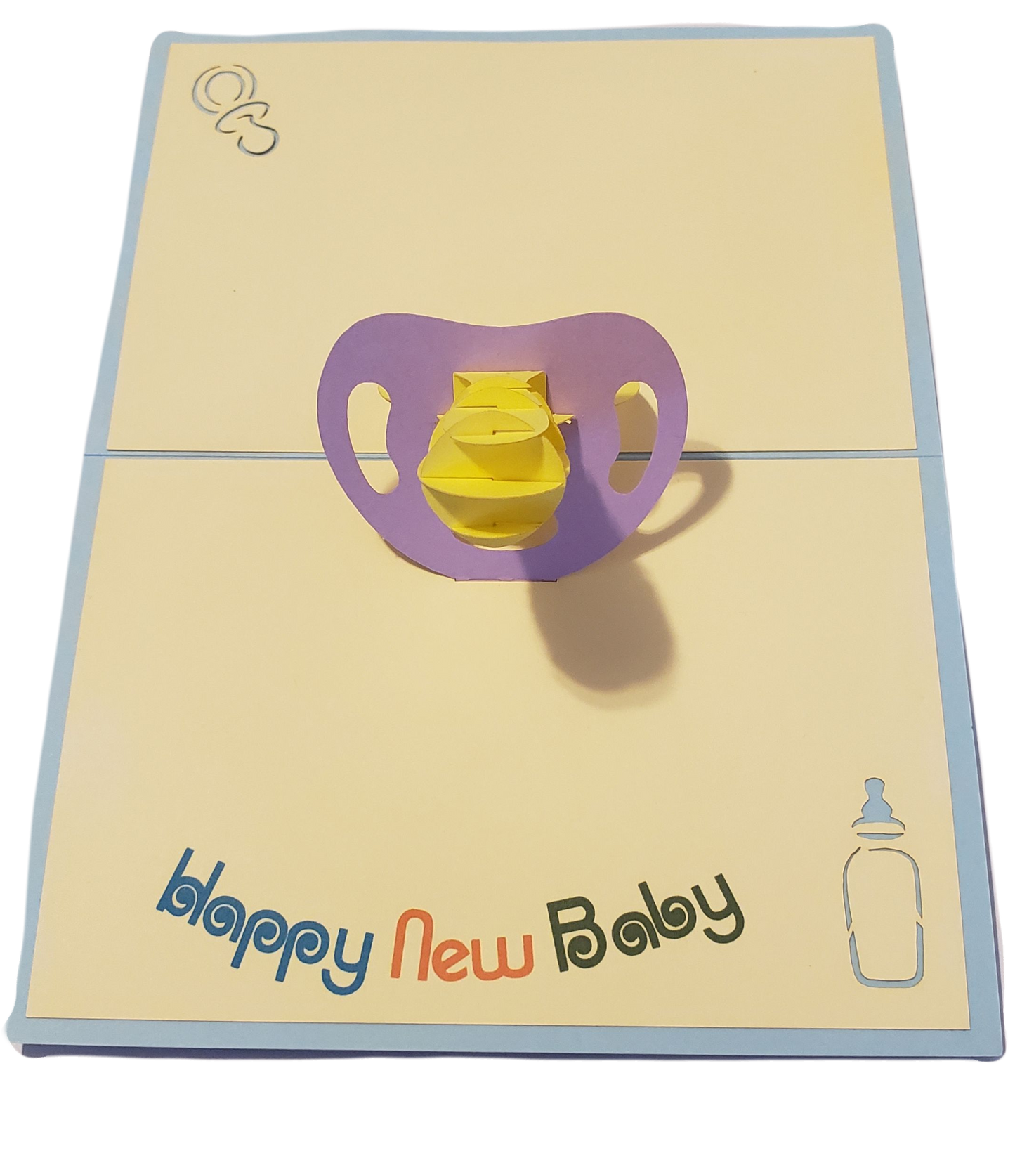Baby Pacifier 3D Pop Up Card 👼🍼 image 2