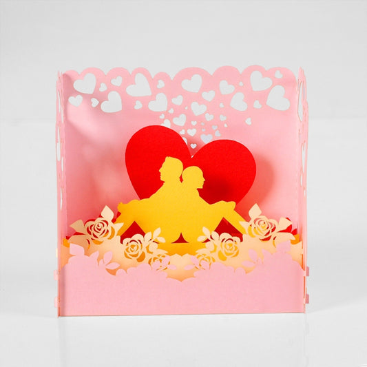 Love Box Pink Popup Card 💞 image 0