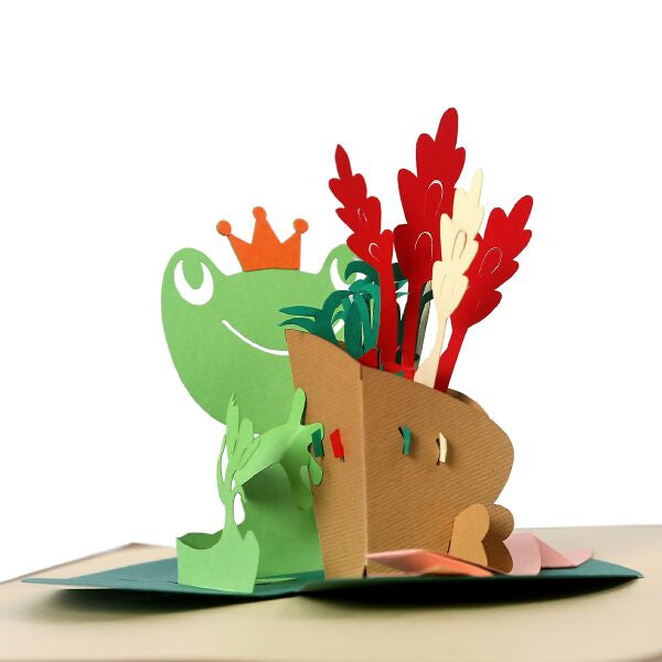 Bithday Flower Bouquet Pop Up Card image 1